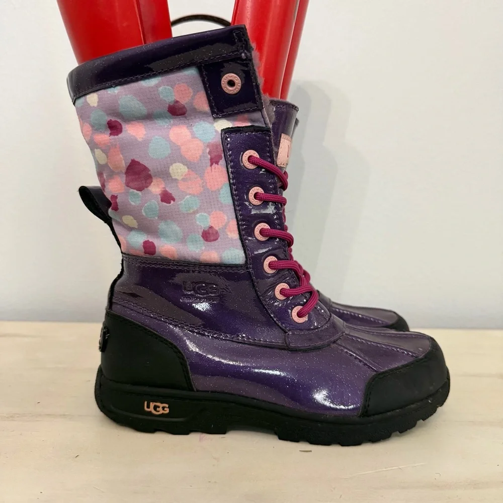 Ugg Purple Glitter Butte ll Winter Boots